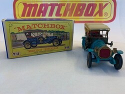 Matchbox Lesney 1909 Thomas Flyabout Yesteryear Y-12 Model Diecast Blue