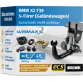 ANHÄNGERKUPPLUNG für BMW X2 F39 ab 18 vert. abnehmbar BRINK +7pol E-Satz ECS