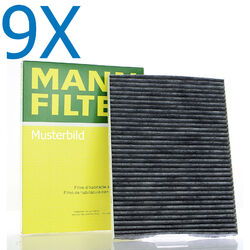 9x Mann-Filter Innenraumfilter Pollenfilter Filter Innenraumluft FP 1919