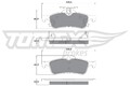TOMEX Brakes Bremsbelagsatz Scheibenbremse TX 15-79 für CHARADE TOYOTA DAIHATSU