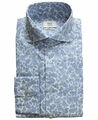 eterna Premium 1863 Modern Fit Langarmhemd weiss hellblau Paisleys Gr. 39 bis 48