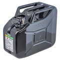 ARNOLD Kraftstoffkanister Benzinkanister 10 Liter Schwarz Metall Reservekanister