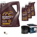 BOSCH Ölfilter 8 L MANNOL Energy Premium 5W-30 für Nissan Pathfinder III 3.0