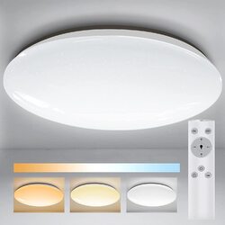 LED Moderne Deckenleuchte Dimmbar Deckenlampe Kronleuchter mit Fernbedienung