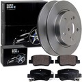 EuroBrake BREMSSCHEIBEN 260mm BELÄGE HINTEN passend für HONDA CIVIC 8 VIII FN FK