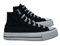 Converse Chuck Taylor All Star Lift Plateau High Top Sneaker Damen UK7 schwarz