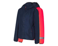 Crivit Wendejacke Jacke Damen navy/pink mit Kapuze wasserabweisend Mesh-Einsätze