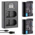 2x Akku + LCD Lader für Nikon EN-EL15C  A/B/C Z5 Z6 Z7 II D7500 2400 mAh