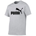 PUMA Herren T-Shirt - ESS+ Essentials 2 Col Logo Tee, Rundhals, Kurzarm2024P