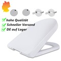 WC Sitz mit Absenkautomatik, Quick Release Funktion Toilettendeckel D/O-Form