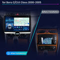 Android 13 Für Mercedes Benz CLK W209 W203 W463 W168 Autoradio GPS Navi RDS DAB+