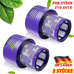 2 Stück Waschbar Ersatz Filter für Dyson V10 SV12 Cyclone Animal Absolute Filter