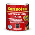 Consolan Wetterschutzfarbe 750 ml Deckend Außen Holzschutzlack Imprägnierung