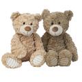2 Stück Teddybär Plüschtier Hellbraun und Dunkelbraun 35cm Teddy Kuscheltier Bär