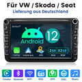 DAB+ Carplay Android 12 Autoradio NAVI Für VW GOLF 5 6 Polo 6R Touran Tiguan EOS