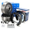 DELPHI Bremstrommeln Ø 229mm BOSCH Backen Zylinder für DACIA DUSTER HS HM hinten