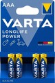 Varta Cons.Varta Longlife Power Micro AAA 4903 Blister 4 Batterien 04903121414
