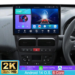 13.1" 4+64GB Autoradio Carplay 2K Android 14 DAB Für Fiat Doblo MK2/Opel Combo D