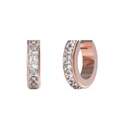 Guess Huggie Ohrringe UBE03134JWRG roséfarben Kristall Set 