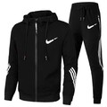 Herren Jogging Sweatshirt Zweiteilig mit Kapuze Pullover und Hose Großer Verkauf