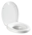 WENKO WC Sitz SECURA Toiletten Deckel mit Absenkautomatik Sitz Flächen Erhöhung