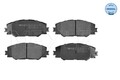 Meyle Bremsbelagsatz, Scheibenbremse 025 243 3717 für TOYOTA