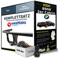 Für BMW 2er Cabrio Typ F23 Anhängerkupplung starr +eSatz 7pol 03.2014-06.2021