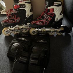 Inline Skates Apollo Super Blades X-Pro Unisex + Apollo Protektoren Set