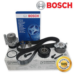 BOSCH ZAHNRIEMEN ROLLENSATZ WAPU FÜR AUDI A4 A6 VW PASSAT B6 2.0 TDI 1987946447