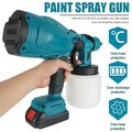 Elektrische Spritzpistole Farbsprühsystem Wandfarbe Lacke Farbsprühgerät 1000ML