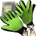 Haustiere Handschuhe, Massage Fellpflege Handschuhe, Multifunction Bürste,1 Paar