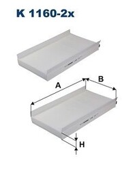 FILTRON INNENRAUMFILTER PARTIKELFILTER passend für ALPINA B5 B6 BMW 5 6 | K