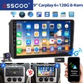 Für Ford Focus Transit MK7 Fiesta Kuga Android 14 Autoradio DAB+ GPS NAVI 6+128G