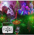 Disco Lichter Party Laser Sound aktiviert Strobe Bühne 120 LED Effekt Bar Pub Dj
