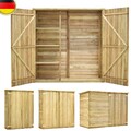 Garten Gerätehaus Kiefernholz Imprägniert Schuppen Geräteschrank Gartenhaus
