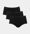 3er-Pack 24/7 Sloggi Cotton Lace Midi C3P Damen Slip Unterhose 10167198