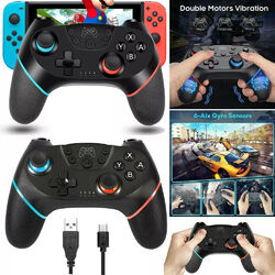 2X Controller Für Nintendo Switch/Pro Bluetooth Wireless Gamepads Kontroller DHL