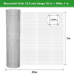 Drahtgitter Volierendraht 4-Eck Maschengröße Maschendraht verschiedene 1*5m-25m