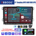 Android 13 Carplay 9" Autoradio GPS RDS 1+32G Kamera Für VW GOLF 5 6 Touran POLO