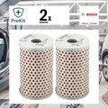 2x ORIGINAL® Bosch Hydraulikfilter, Lenkung für Renault Mascott Kasten Mascott