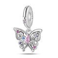 PANDACH Charms Anhänger Liebe Familie Damen Geschenk Armband 925 Sterling Silber