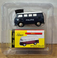 Schuco Piccolo Volkswagen VW T1 Bulli Fensterbus 1:90 in OVP Politie