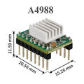 Schrittmotortreiber - Anycubic i3 Mega S A4988 inkl. Kühlkörper - 3D-Drucker