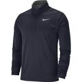Nike Dri-Fit Pacer Halfzip Running Shirt Sweatshirt Top Navy Blau Weiß L Neu