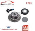RADLAGERSATZ RADLAGER SATZ PAAR HINTEN FEBI BILSTEIN 36650 2PCS P NEU