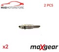 GLÜHKERZE GLÜHKERZEN MAXGEAR 66-0040 2PCS A NEU OE QUALITÄT