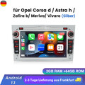 7'' Autoradio Für Opel Astra H Corsa C/D Zafira B Android 13 Wifi Carplay 2+64G