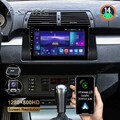DAB+ 2+64G Android 14 Autoradio GPS Apple CarPlay Kam Für BMW E53 X5 5ER E39 E38
