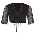 Nina von C Damen Dirndlbluse halbarm Spitze Trachtenmode 83463893