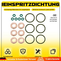 DICHTUNG-SATZ EINSPRITZDÜSEN INJEKTOR für AUDI A4 A6 Q5 VW Seat Skoda 2.7 3.0TDI